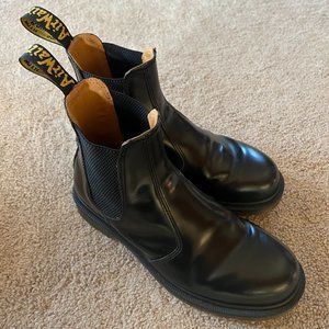 Dr. Martens Black Leather Chelsea Ankle Boots